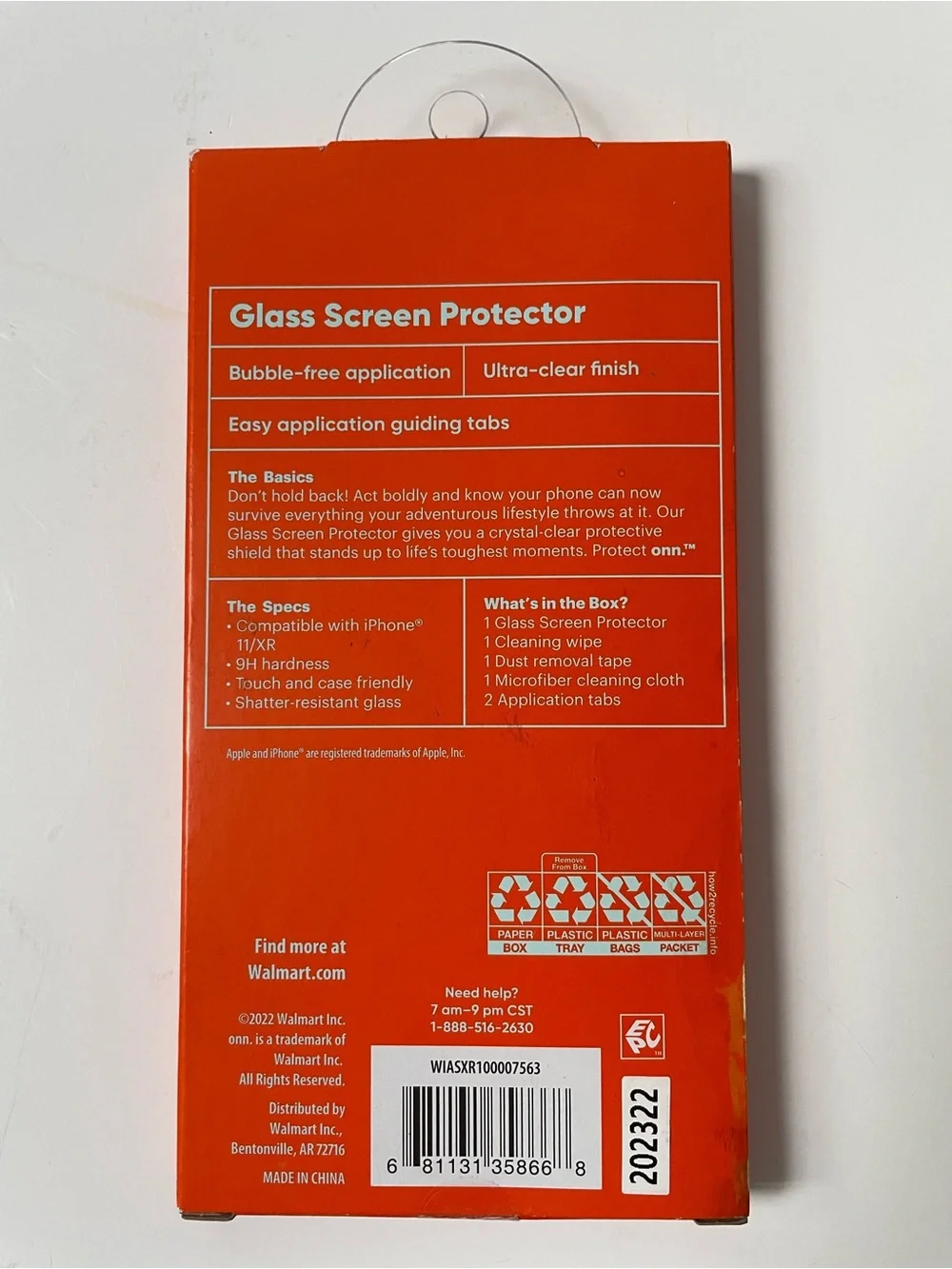 NIB Glass Screen Protector for iPhone 11/XR.